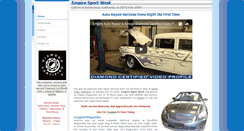 Desktop Screenshot of empiresportwestca.com